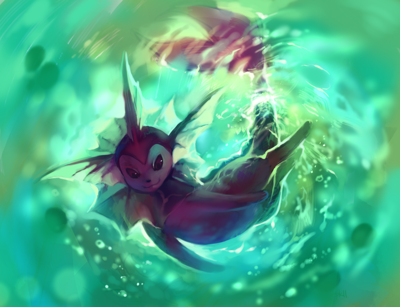 Pokemon Go — они пытаются поймать Vaporeon’а в Центральном Парке