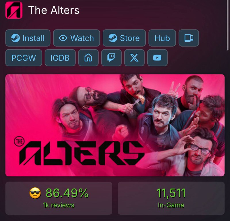 Что-то не идет у 11 bit studios в последнее время. Alters походу слишком артхаус…