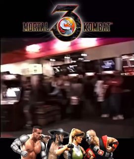 Актеры #MortalKombat 3 развлекают публику на American Coin Machine Exposition в …